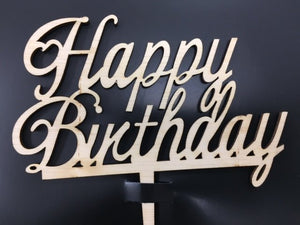 Happy Birthday cake topper - Cakes, cookies & cupcakes,   - cupcakes, cakes, cookies, Georgie Porgie Cakes & Gifts - Georgie Porgie Cakes & Gifts
