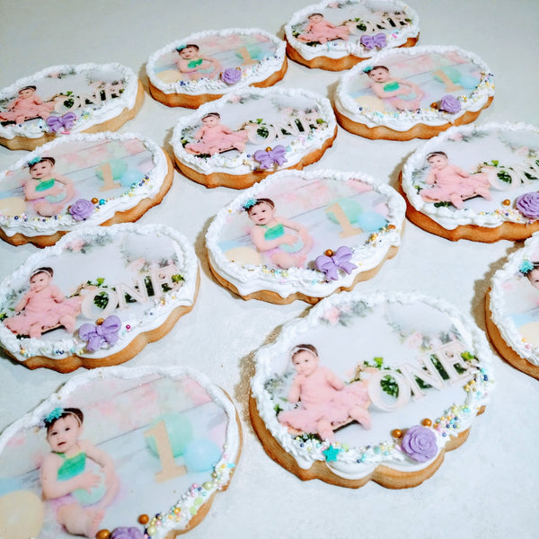 Custom Sugar Cookies with edible image