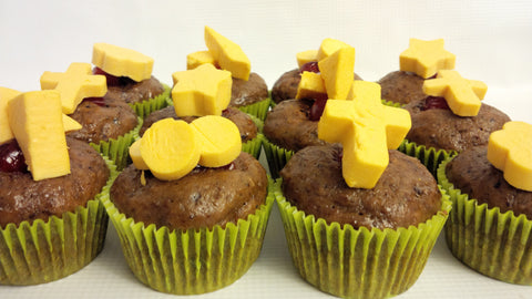 Jamaican Easter Bun cupcakes with cheese - Cakes, cookies & cupcakes,  Cake - cupcakes, cakes, cookies, Georgie Porgie Cakes & Gifts - Georgie Porgie Cakes & Gifts