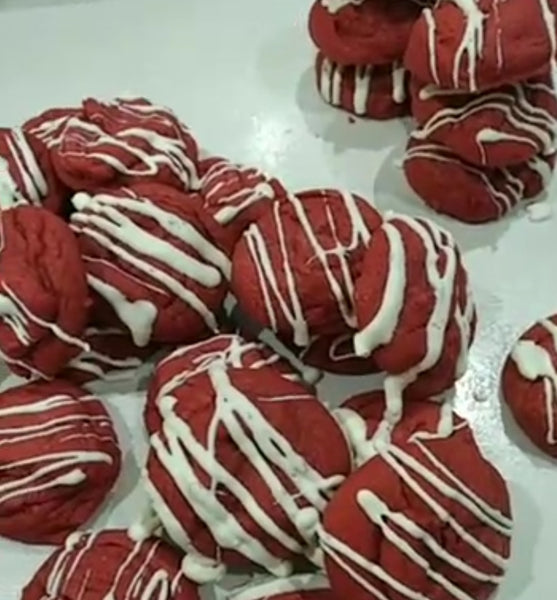 12 Red Velvet Cookies - Cakes, cookies & cupcakes,  Cookies - cupcakes, cakes, cookies, Georgie Porgie Cakes & Gifts - Georgie Porgie Cakes & Gifts