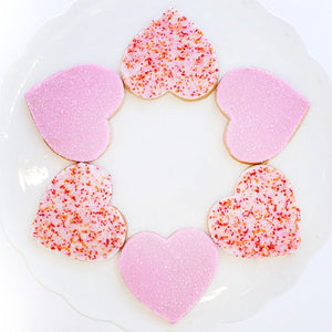 12 Heart Cookie set - Cakes, cookies & cupcakes,  Cookies - cupcakes, cakes, cookies, Georgie Porgie Cakes & Gifts - Georgie Porgie Cakes & Gifts